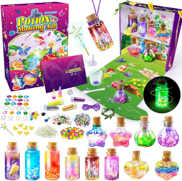 JOPSHEEN Potion Making Kit for Kids, DIY 12 Potions, Crafts Toys Christmas Birthday