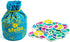 Mobi Stello Color Matching Game, Family Friendly Tile Matching Game for Ages 5 and Up, 48 Colorful Plastic Tiles