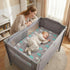 Pack 2 Pack Set, n Play Sheets, BROLEX Mini Crib Sheets,Stretchy Portable Fitted Playard Sheet Convertible Playard
