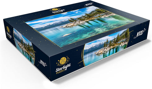 MyPuzzle Premium 1000 Piece Jigsaw Puzzle - The Beautiful Crystal Clear Waters of Lake Tahoe for Adults