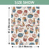 Mazeann 4th July Cupcake Ice Cream Car Seat Cover Baby Breathable Soft Infant Carseat Covers Canopies Babies Carrier