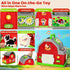 1 2 3 12-18 Toddler Toys for Year Old Boys Girls, Upgraded Musical Farm Animal Barn Toy Gifts, Montessori Fine Motor