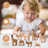 Toymany 8PCS Realistic Alpaca Figurines, Plastic Llama Figures for Christmas Birthday Toy Gift for Kids