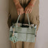 Parker Baby Diaper Caddy and Nursery Storage Bin - Removable Organizer Insert, Multi-Purpose Baby Essentials, Sage Green