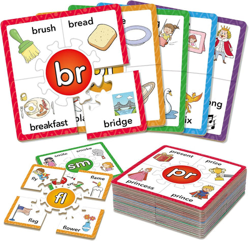 Phonics Puzzle Games, Flash Cards, Spelling Games, Sight Word Cards for Toddlers, Educational Learning Toys