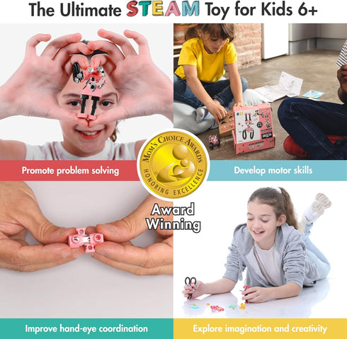 Set, 6 7 8 9 10+ The Off Bits JoyBit Build Your Own Robot Toy Construction Educational Easter Gift Ideas STEM