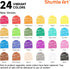 Set 40 24 960 Count Shuttle Art Crayons Bulk - Boxes of Assorted Colors, Durable & Non-Toxic Teacher-Quality Crayons