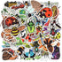 QTL Bug Stickers for Kids, Waterproof Vinyl Insect Stickers for Water Bottle Bug Party Favors, Pack of 50Pcs
