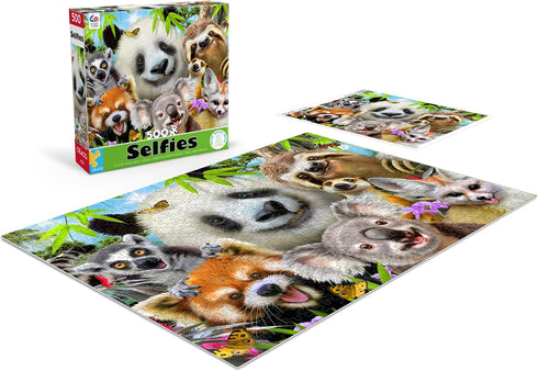 Ceaco 500 Piece Jigsaw Puzzle - Selfies - Panda & Friends