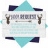 Hadley Designs 25 Books For Baby Shower, Deer Baby Shower Invitation Inserts, Book Request Alternative