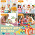 128Pcs 3-8 2 Magnetic Blocks Kids Toys, Large Magnetic Building Sticks STEM Educational Sensory Toy Preschool Learning
