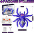 360Rotating 3-12 Wall Climbing Spider, Remote Control Robot Toys, Climbing Walls & Ceilings, RC Stunt Crawler with LED