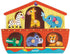 Janod 6 Piece Noah’s Ark Puzzle Themed Wooden Peg Colorful Jigsaw Puzzle - Encourages Shape Recognition, Dexterity, and Language Development - Preschool Kids and Toddlers 18 Months+