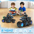 2-in-1 360 Eulogia Remote Control Motorcycle Toys New Upgraded RGB Wheels Lights, RC Motorbike with Remote, Gesture