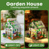 Set Sets 8+ (779 GEVINST Flower House for Adults Building with Led Light, for Home Display Decoration, Greenhouse Model