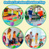 JOYIN Turtle Balance Stepping Stones - 6 Pcs Kids Jumping Stones, Toddler Obstacle Course Coordination Game for Ages 3+
