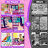 Upgraded Kids Cash Register Toy for Boys Girls, Toddler Pretend Play Cashier Register with Shop Accessories, Calculator