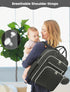 Backpack 15.6 inch LOVEVOOK Baby Diaper Bag,Waterproof Diaper with USB Charging Port for Bab, Large Capacity Fit