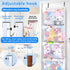 Toread (2-pack) 3D 50% Over the Door Stuffed Animal Organizer Innovative patented design Adjustable hooks, over door
