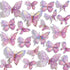 3D Butterfly Wall Decor - 50PCS Removable PVC Butterflies Wall Stickers- Multi-Size