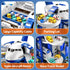 2-4 3-5 8 3-5 MSKOLER Airplane Toys for Toddlers - Boy Toy Car Race Tracks for Kids Ages with Small Car Toys, Toddlers