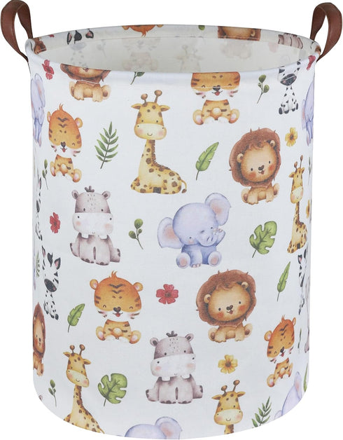 Kids Laundry Hamper,Baby Laundry Basket Animal Storage Baskets for Kids Room Decor,Nursery