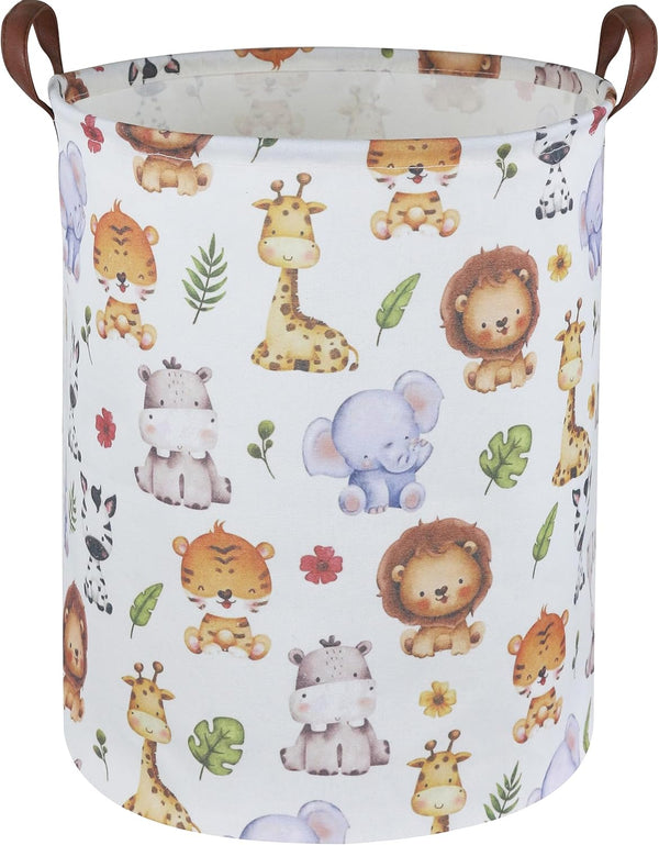 Kids Laundry Hamper,Baby Laundry Basket Animal Storage Baskets for Kids Room Decor,Nursery