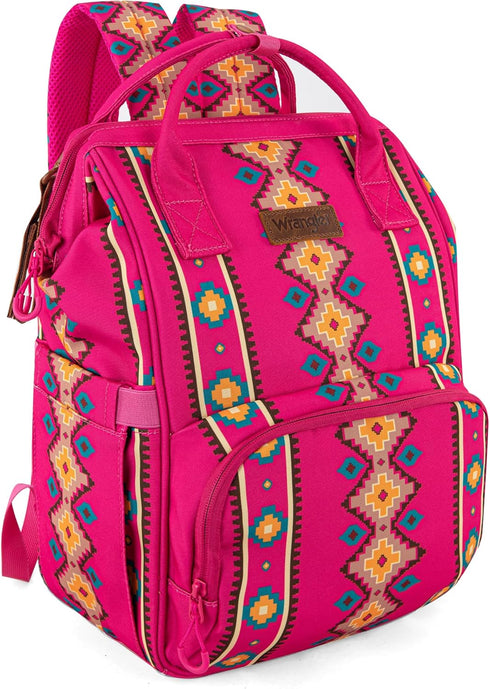 Montana West Wrangler Callie Diaper Bag Backpack with Stroller Straps Multifunction Baby
