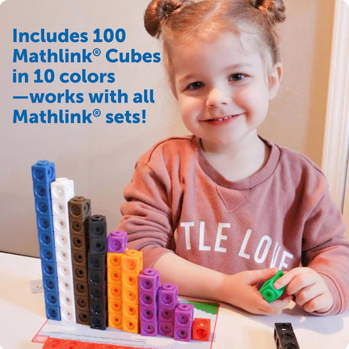 100 5+ Set Set Learning Resources STEM Explorers MathLink Builders - Pieces, Ages Kindergarten STEM Activities, Math