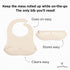 Eco-Friendly Silicone Baby Feeding Bib - Moss and Fawn Design