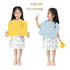 RAXIFU Baby Bibs for Girls or Boys, Toddler Bibs for Feeding (blue yellow grey)