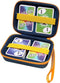 XANAD Travel Cards Case for Pokemon/Skip Bo/UNO/Playing Cards, Holds 300+ Cards, Dark Blue Storage Bag