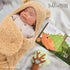 Set 3-Piece, 26 29 Tickle & Main Forest Animal Newborn Gift - x in Cotton Swaddle Blanket - Plush Tree Rattle