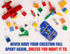Le Glue Temporary Glue - Compatible with Legos - Non-Permanent Clear Adhesive for Plastic Building Blocks
