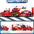 3 4 5 6 7 8 27" Kids Toys for Years Old Boys, Fire Truck Toy with Racing Car and Helicopter, Toddler Friction Powered