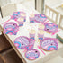 likuyve 168pcs Set 24 Dollhouse Birthday Party Decorations for kids Party Supplies Includes Plates, Napkins, Cups