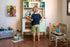 Acrylic Triple Divided Wall Toy Dispenser, Hanging Organizer for Children's Room - 3 Compartment Clear Storage Bin for