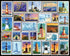 White Mountain 1000 Piece Jigsaw Puzzle Coastal Scenic Landmark Collage Puzzles with