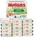 Huggies Natural Care Sensitive Baby Wipes, Unscented, Hypoallergenic, 99% Purified Water, 15