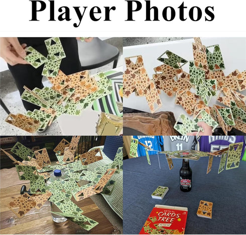 1-8 Balancing Card Games Cards Tree Difficult to Master Challenging Balance Table Games for Players | Fun Party Board