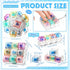 5 5 Halloscume Pcs Keyboard Adult Fidget Clicker in Styles Keyboard Fidget Keychain Cube Mechanical Key Button Clicker