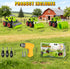 Take Apart Farm Trucks Toys for Kids Boys, DIY STEM Building Construction Toys with Electric Drill & Color Box, Gift