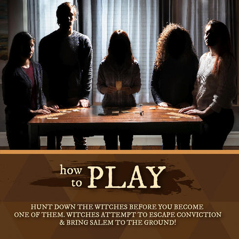 1692 Facade Dark Cites Series Board Game of Strategy, Deceit, and Luck - Card Game for Teens Adults and Family - Salem