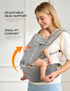 6-in-1 besrey Ergonomic Baby Carrier with Hip Seat, No Back Pain Support, Breathable Mesh, Positions, Newborn
