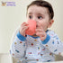 2 Pack Silicone Baby Cups 6-12 Months - Tiny Cup for 4 months+, Open Cup for Baby Girl Gift, 2oz
