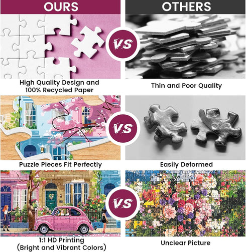Nitktaia 500 500 Gifts,20.5x15in Pieces Jigsaw Puzzles for Adults,Beautiful Spring Puzzle for Teens Adults Elderly