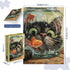 1000 27.56 19.68 Inches, Curious Cat Fish Jigsaw Puzzles Pieces for Adults -Challenging Funny Kitten Terrified Fish
