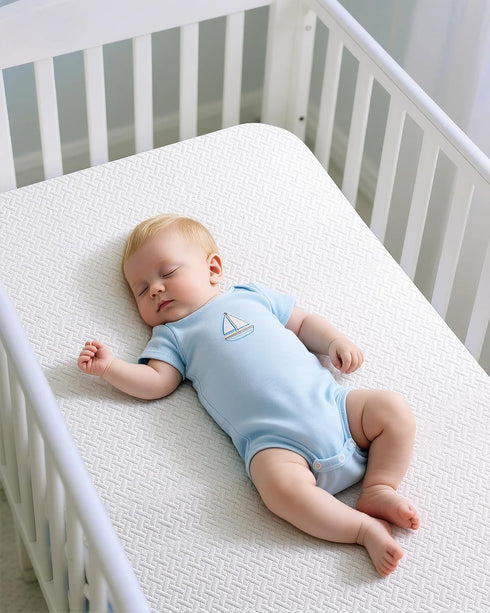 Pack 38"x26", Pack and Play Mattress N Play Mattresses for Playpens, Dual-Layer Mini Crib Mattress with Waterproof