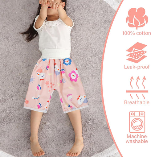 Waterproof Diaper Pants for Baby Kids, Absorbent Toddler Potty Training Soft & Comfortable Pants Boys and Girls Use