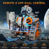 QHECTTY 5in1 6-14, 552 Sets STEM Building Toys for Kids Remote & APP Controlled Mech Robots/Heavy Tanks/Tracked Racer
